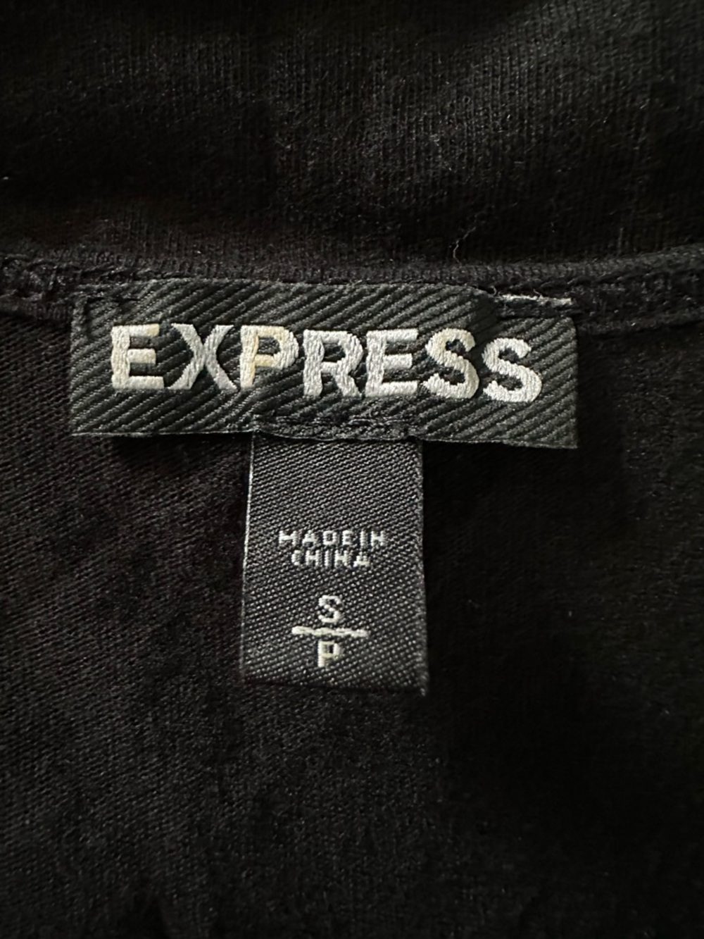 Express Sequin Embellished Women's Tank Top Black Boho Festival Glam Size Small - Picture 4 of 5